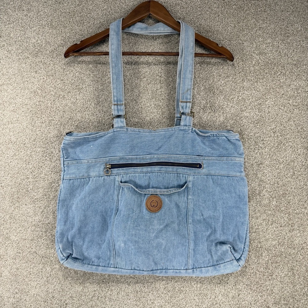 Y2K Denim Jean Purse Tote Bag Shane Collection *Flaws*